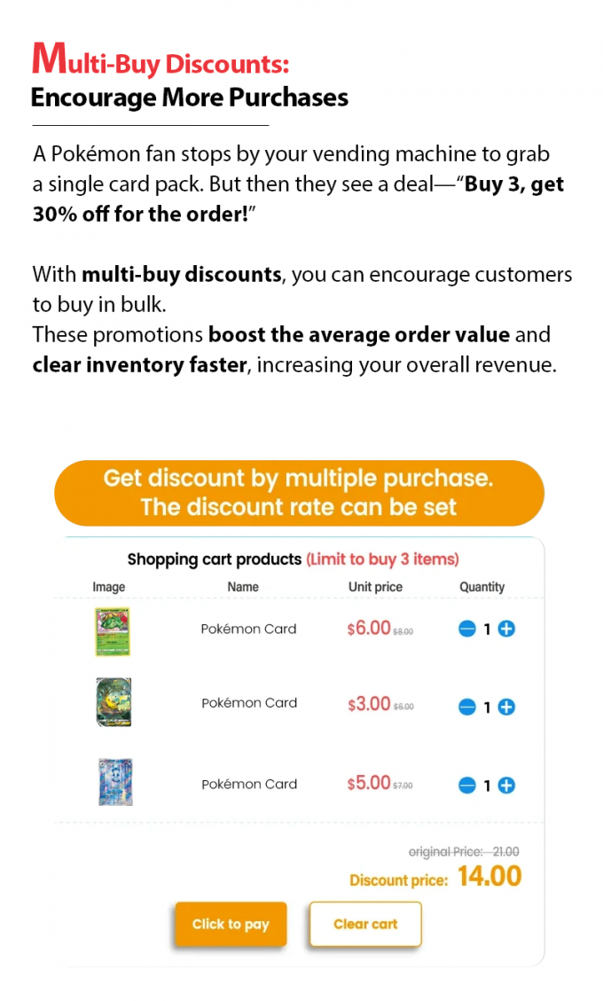 Pokémon Automated Retail Vending Machine with Touch Screen for Pokémon TCG Cards Pikachu