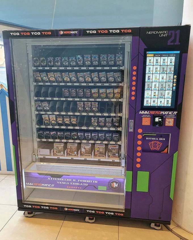 This tcg vending machine is suitable for selling Pokémon product.