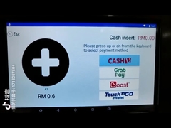 एडजस्टेबल ट्रे माइक्रोन के साथ पेपैल पे मोबाइल भुगतान वेंडिंग मशीन