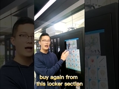 कार्ड रीडर के साथ टेनिस रैकेट माइक्रोन स्मार्ट वेंडिंग मशीन