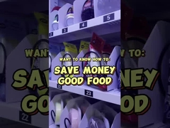 हीटिंग के लिए माइक्रोवेव के साथ स्वस्थ भोजन वेंडिंग मशीन