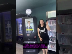 वेप निक ई-सिगरेट के लिए 32-इंच टचस्क्रीन लाइटबॉक्स प्रमोशन आईडी सत्यापनकर्ता वेंडिंग मशीन