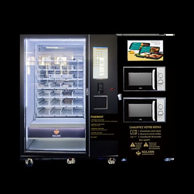 गुणवत्ता  Big Capacity Hot Food & Pizza Vending Machine with Microwave Heating and Refrigeration System कारखाना
