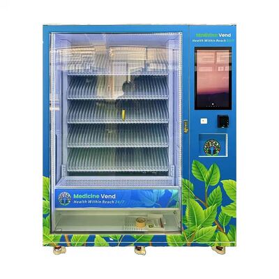 गुणवत्ता  Large Capacity Medicine Vending Machine With Elevator and Custom Pharmacy Slots for Hospitals Clinics and Communities कारखाना