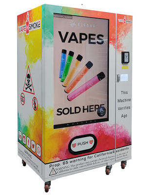 55 इंच टच स्क्रीन वेंडिंग मशीन परफ्यूम लक्जरी ब्रांडिंग उत्पाद बेचने के लिए