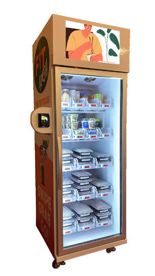 फल अंडे स्नैक पेय शराब के लिए Grab N Go वेंडिंग मशीन 1202 क्षमता
