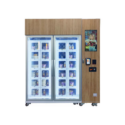 माइक्रोन कमर्शियल कूलिंग ताज़ा गुलदस्ता फूल वेंडिंग मशीन मानवरहित खुदरा स्टोर में