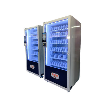 छोटे वेंडिंग मशीन में 10 इंच का टच स्क्रीन और टेम्पर्ड ग्लास लगा है