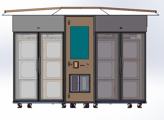 पॉट प्लांट लॉकर वेंडिंग मशीन टचस्क्रीन 32 इंच और कूलिंग सिस्टम 3-20C के साथ