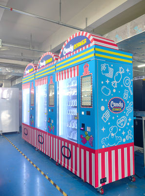 ऊर्जा-बचत एलईडी प्रकाश व्यवस्था कैंडी वेंडिंग मशीन शीतलन प्रणाली 3-20°C ताजा उत्पाद के संरक्षण के लिए