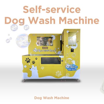 स्वच्छ कुत्ता धोना आपकी उंगलियों पर वेंडिंग मशीन अनुकूलित करें W2000*D663*H1800 मिमी शैम्पू विकल्पों के साथ