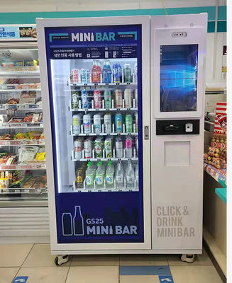 आईडी कार्ड भुगतान प्रणाली और इंटरनेट वाईफाई / 3जी कनेक्टिविटी के साथ उपयोगकर्ता के अनुकूल बीयर पॉप मशीन