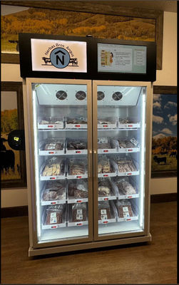 आइसक्रीम के लिए 5-20 ट्रे क्षमता वाला मेटल स्मार्ट फ्रिज वेंडिंग मशीन, टिकाऊ डिज़ाइन