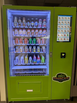 21.5 इंच टच स्क्रीन चिड़ियाघर वेंडिंग मशीन त्वरित सेवा और 270-540 पीसी क्षमता के लिए