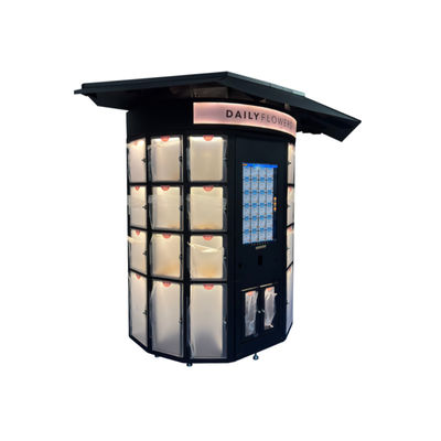 820W बिजली और रेटेड वोल्टेज के साथ मौसम प्रतिरोधी डिजाइन लॉकर वेंडिंग मशीन
