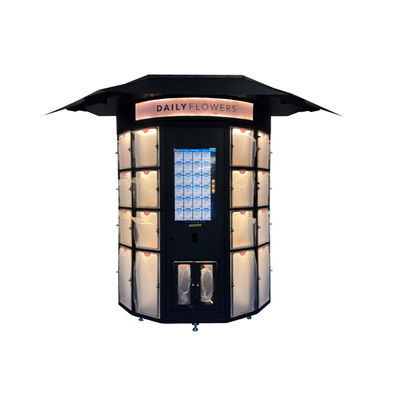 ताज़ा फूलों के लिए अनुकूलित स्मार्ट रिटेल लॉकर वेंडिंग मशीन, क्यूआर कोड भुगतान विकल्प