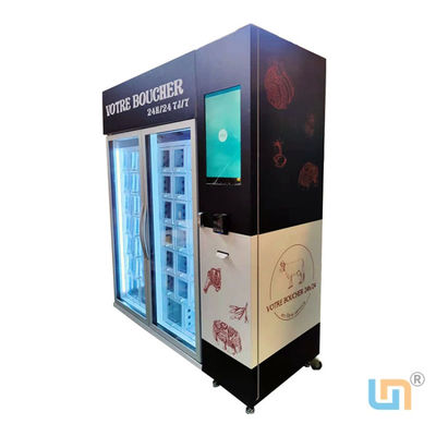 21.5 इंच टच स्क्रीन लॉकर वेंडिंग मशीन, धातु फ्रेम के साथ, अनुकूलन योग्य स्टिकर