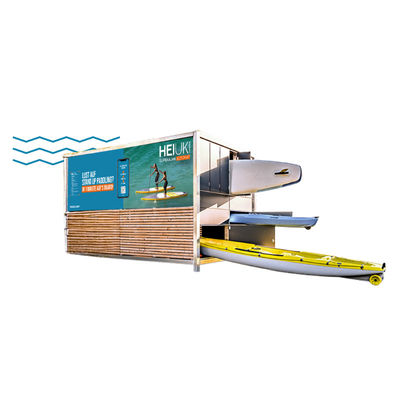 आउटडोर किराये के लिए स्वचालित एसयूपी कयाक वेंडिंग मशीन