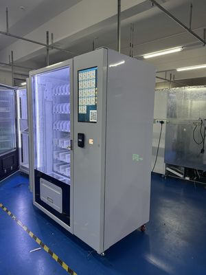 टेलीमेट्री समर्थित धातु फ्रेम ग्राहक आवश्यकताओं के लिए जमे हुए वेंडिंग मशीन