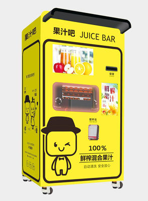 ऑटो-क्लीनिंग के साथ 300W ताजा नारंगी रस वेंडिंग मशीन