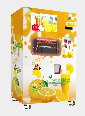 धातु नारंगी रस वेंडिंग मशीन 300W स्वचालित वितरण