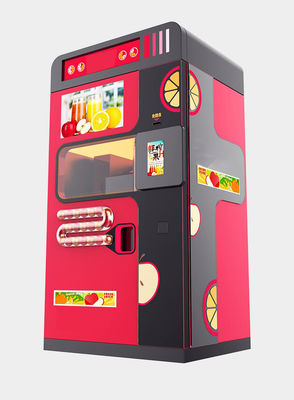 ऑटो-सफाई और कार्ड भुगतान के साथ ताज़ा संतरे के जूस की वेंडिंग मशीन