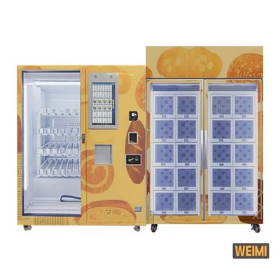 कॉम्बो लिफ्ट लॉकर वेंडिंग मशीन 20 लॉकर 22-इंच टचस्क्रीन