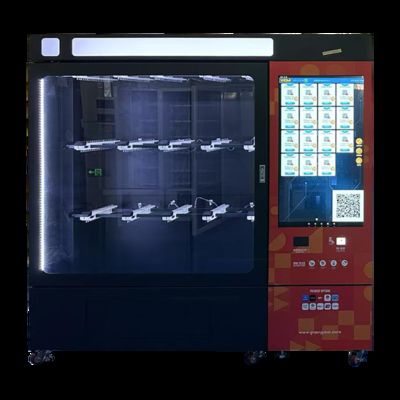 स्वचालित कपड़े वेंडिंग मशीन, मोजे, टी-शर्ट, जींस और जूते 24/7 बेचें