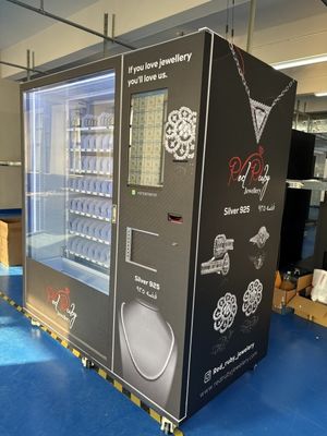 21.5 इंच टच स्क्रीन और एंड्रॉयड 11 ओएस के साथ स्मार्ट लक्जरी ज्वैलरी वेंडिंग मशीन