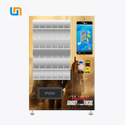 मूवी डिस्क डीवीडी सीडी वेंडिंग मशीन डबल टेम्पर्ड ग्लास डोर के साथ, लाइब्रेरी वेंडिंग मशीन, माइक्रोन