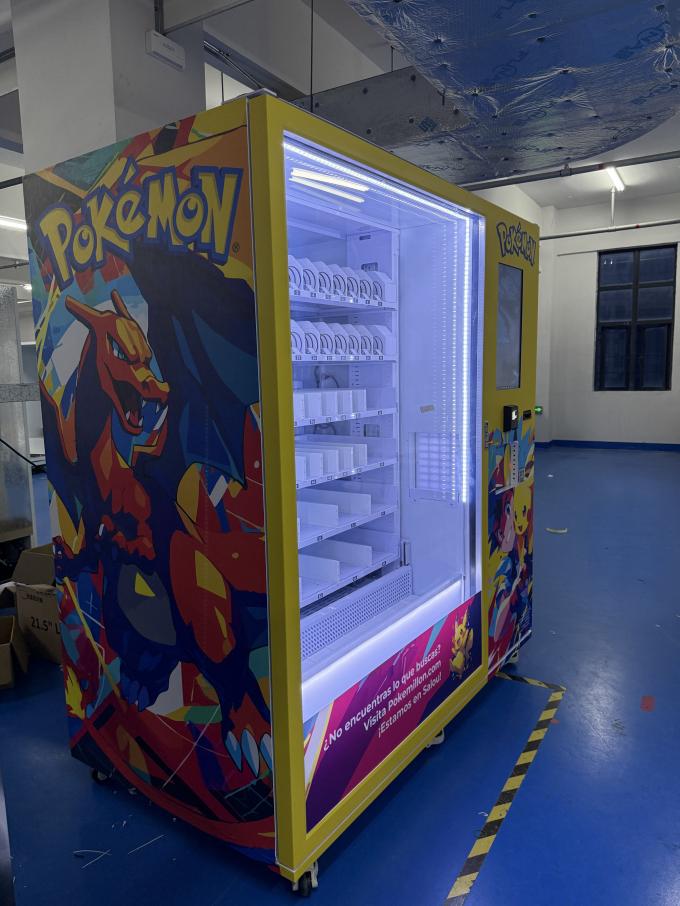 Pokémon Vending Machine with Customized Graphics Nayax Card Reader Spanish UI for European Market
